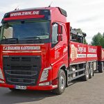  Seit Frühjahr 2015 verstärkt er unseren Fuhrpark: der neue Volvo-LKW.